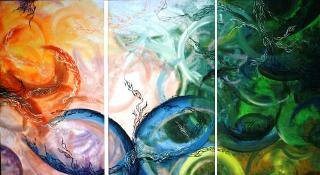 Rising, painting by Anuj Malhotra