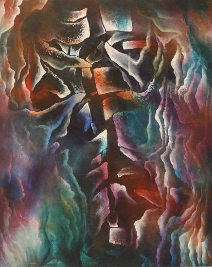 Silent Future - 4, painting by Anuj Malhotra