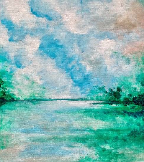 Dreamer -17, painting by Anuj Malhotra