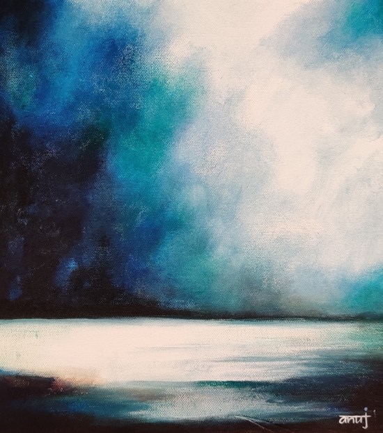 Horizons 2, painting by Anuj Malhotra