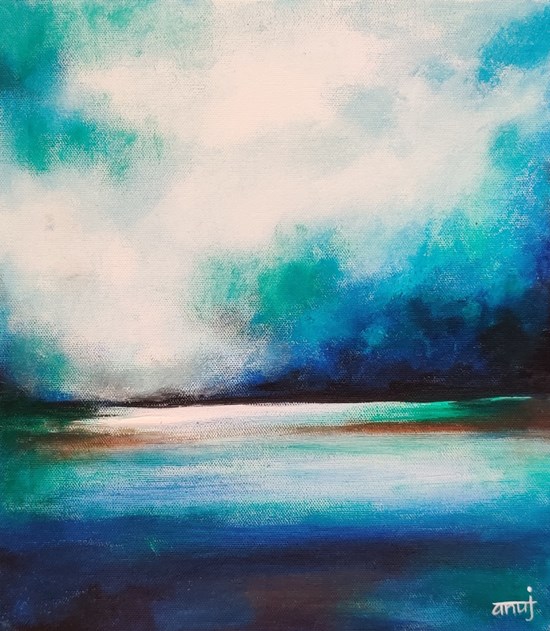 Horizons 3, painting by Anuj Malhotra