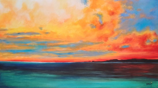 Horizons 6, painting by Anuj Malhotra