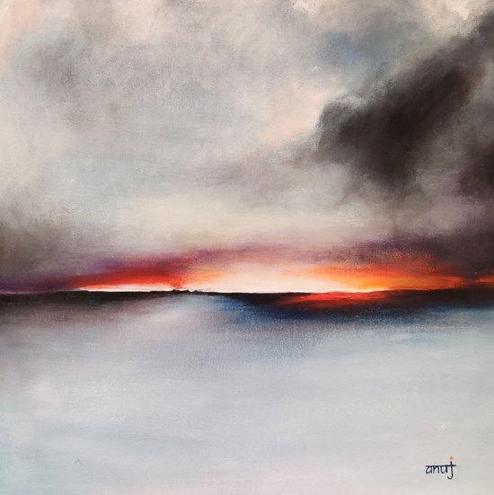 Horizons 8, painting by Anuj Malhotra