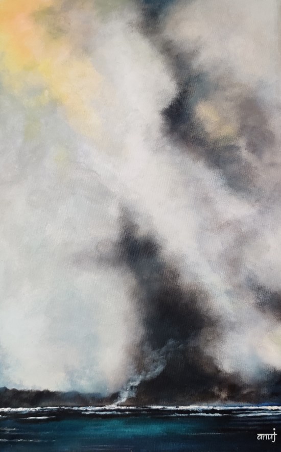 Horizons 11, painting by Anuj Malhotra