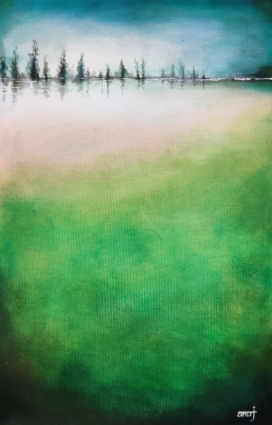 Horizons 12, painting by Anuj Malhotra