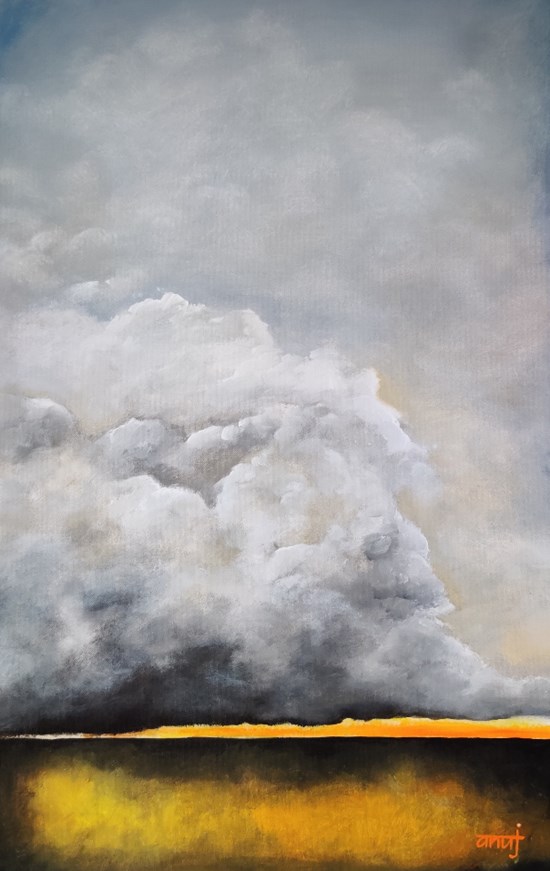 Horizons 13, painting by Anuj Malhotra