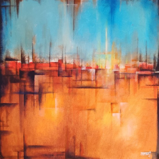 Horizons 15, painting by Anuj Malhotra