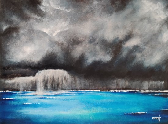 Horizons 18, painting by Anuj Malhotra