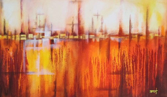 Horizons 19, painting by Anuj Malhotra