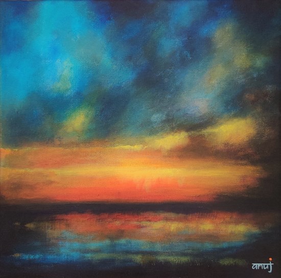 Horizons 34, painting by Anuj Malhotra