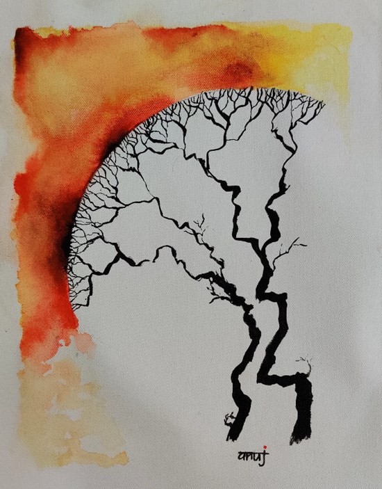 Horizons 46, painting by Anuj Malhotra