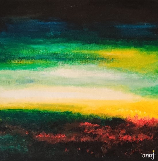 Horizons 50, painting by Anuj Malhotra