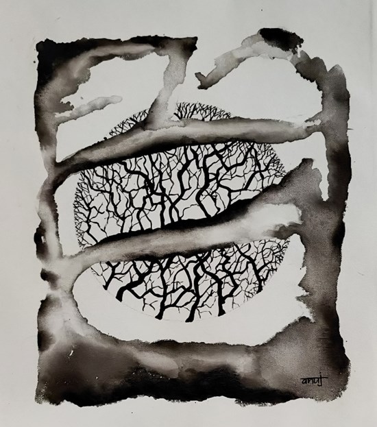 Horizon 61, painting by Anuj Malhotra