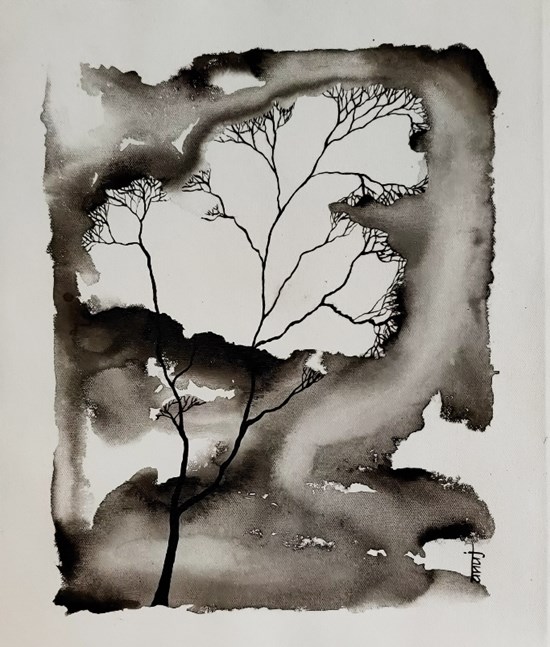 Horizon 64, painting by Anuj Malhotra