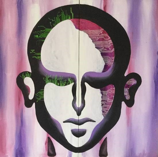 Excellence - 4, painting by Anuj Malhotra