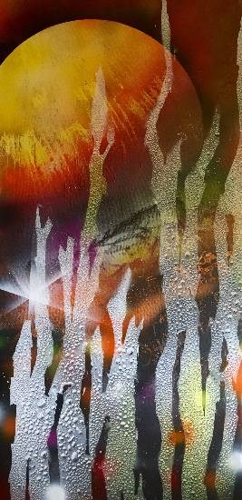 Dew Drop - 6, painting by Anuj Malhotra