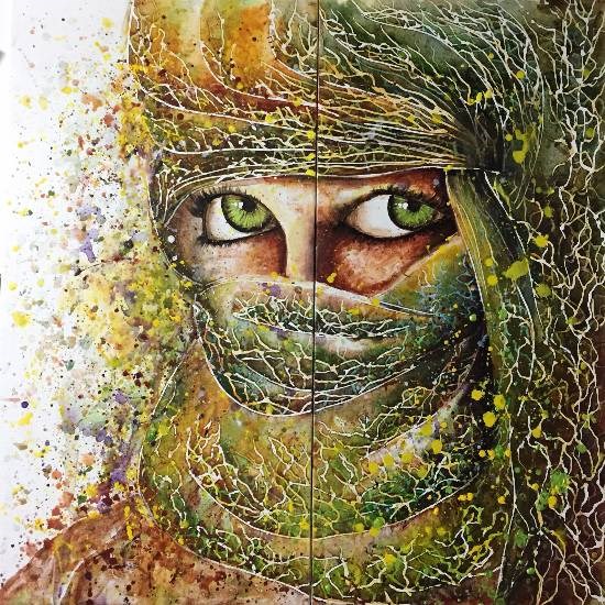 Perspectives - 5, painting by Anuj Malhotra