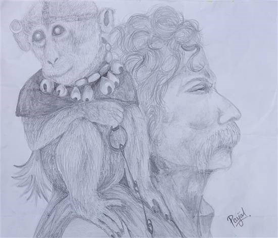 Stop Animal Abuse, painting by Payal Agrawal