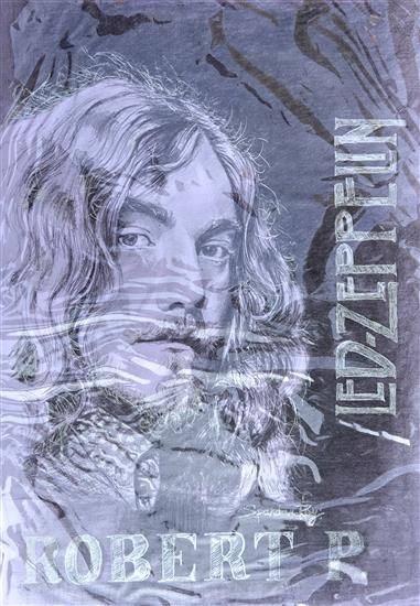 The song remains the same, painting by Spandan Roy