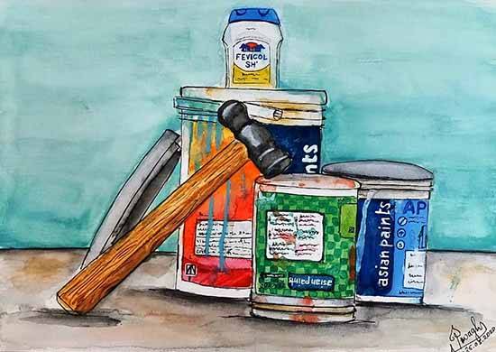 Painting  by Parul Wagh - Still life