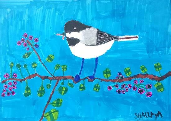 Little Bird, painting by Shaurya Mittal