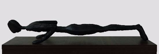 Chaturanga Dandasana, Sculpture by  Artist Bhushan Pathare