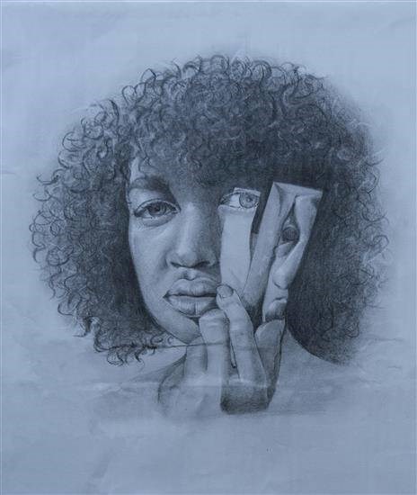 Fearless, painting by Baronika Oraon