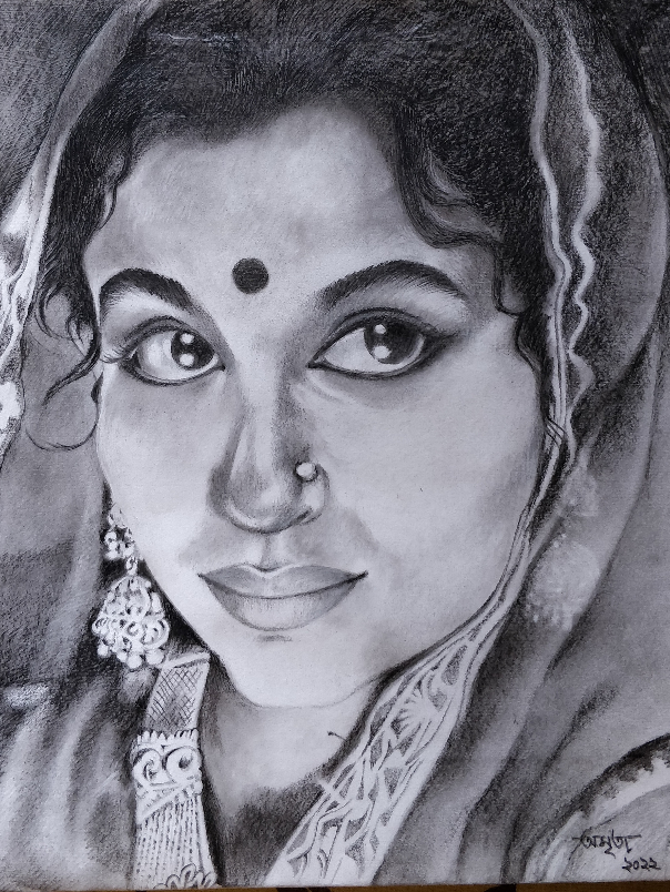 painting by Dr. Amrita Banerjee - Naina