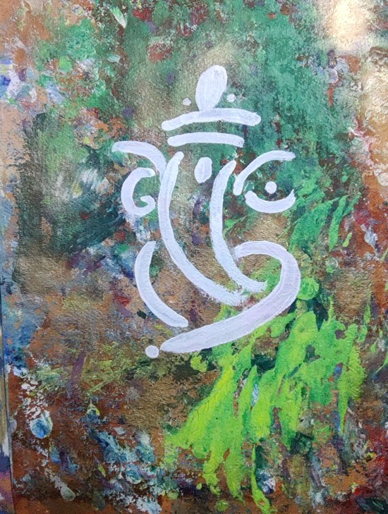 Ganesha, painting by Ansh Batra