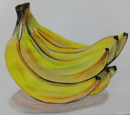 Banana, painting by Mayank Rathi