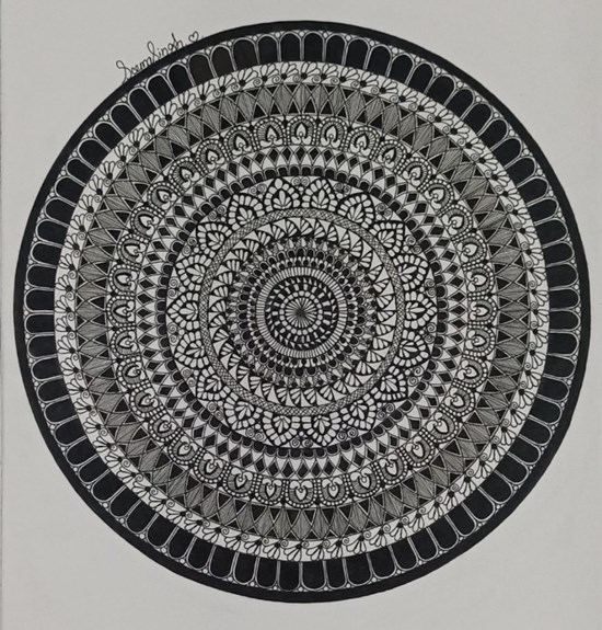 Mandala art - 2, painting by Seema Sengar