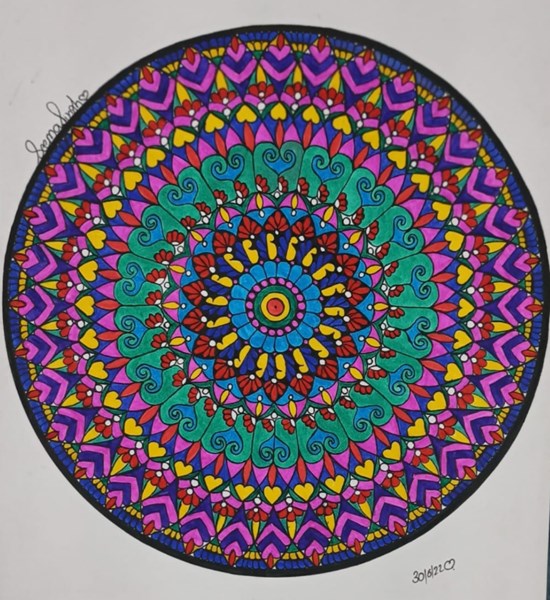 Mandala art - 7, painting by Seema Sengar