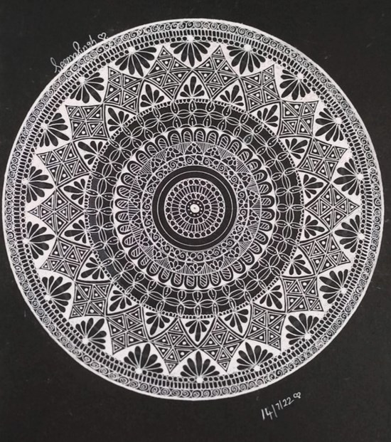 Mandala art - 8, painting by Seema Sengar