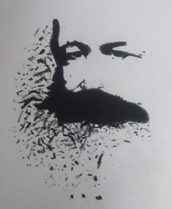 Karl Marx, painting by Yazhini G