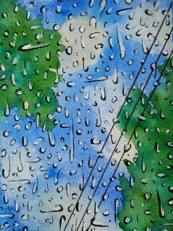 Painting  by Devanshi Gupta - Those rainy days