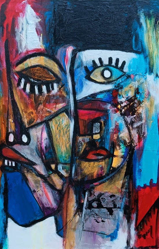 The Artist II, painting by Zoya Deb