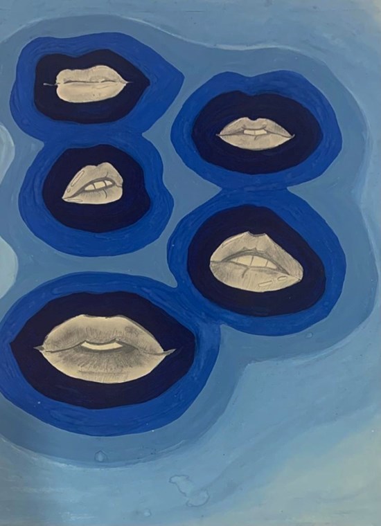 Radiate, painting by Krishya Thakur