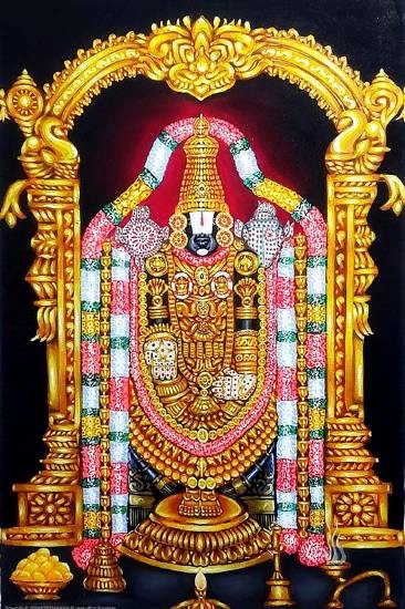 Thiruvengadamudyan, painting by Venkatramanan R