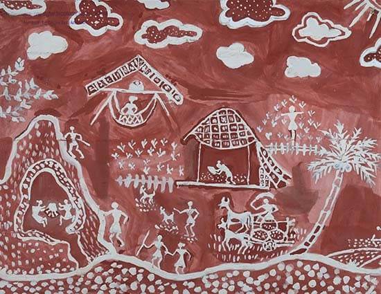 Painting  by Karina Dahikar - Dream at Night