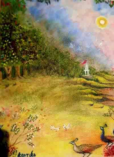 Painting  by Kratika Chauhan - painting from nature's book