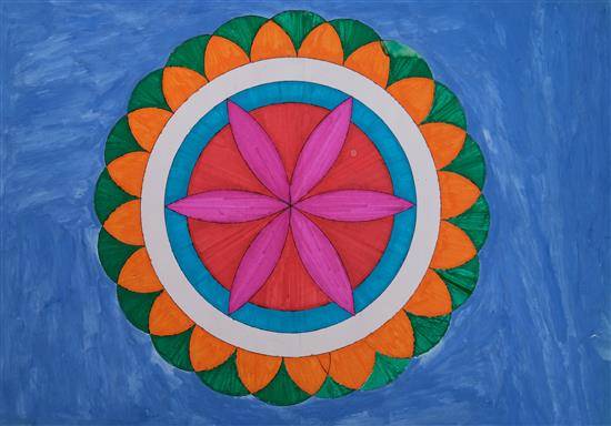 Painting  by Arya Dive - Sankalp Chitra - Design in Circle