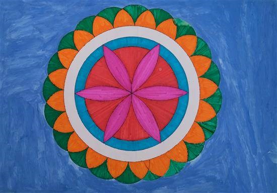 Sankalp Chitra - Design in Circle, painting by Arya Dive