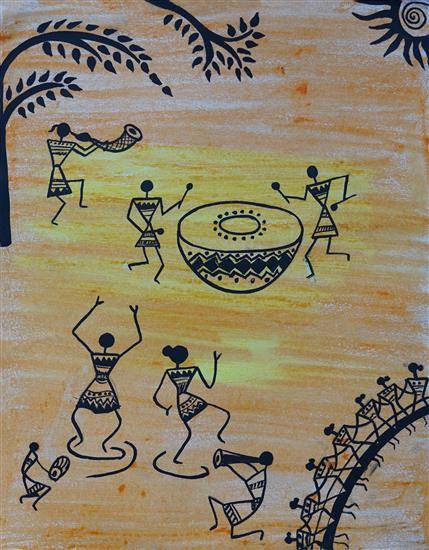 Painting  by Rita Velada - Art of tribal's