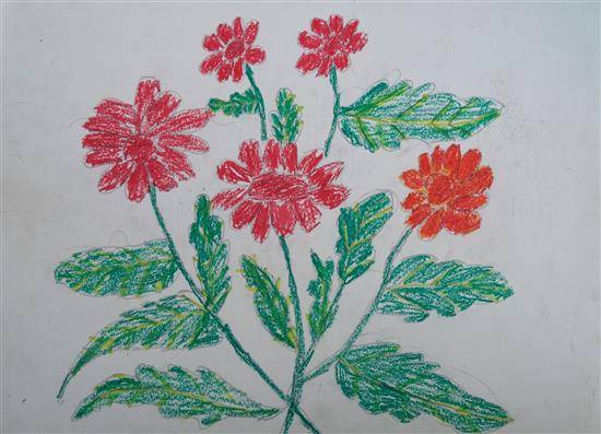 Painting  by Jayesh Pawara - Flowers bouquet - 1