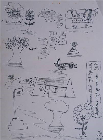 Untitled 6, painting by Sadu Kolave