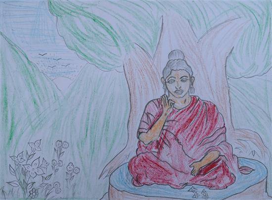 Discover 131+ drawing of mahavir swami latest - vietkidsiq.edu.vn