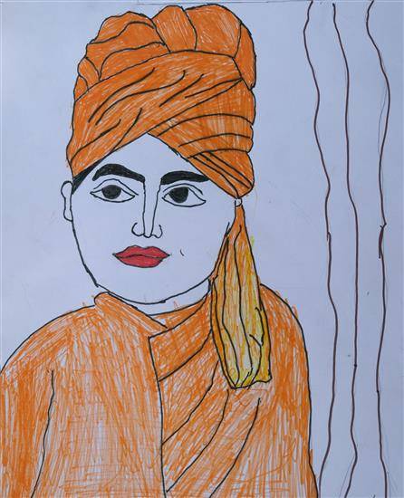 Swami Vivekananda Art Work - Etsy