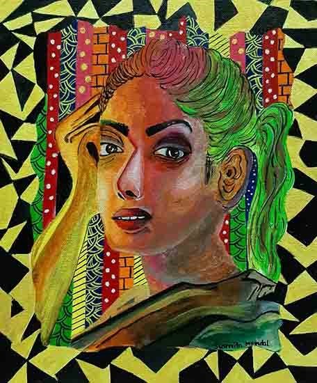 Ecstasy in colorful appearance, painting by Susmita Mondal