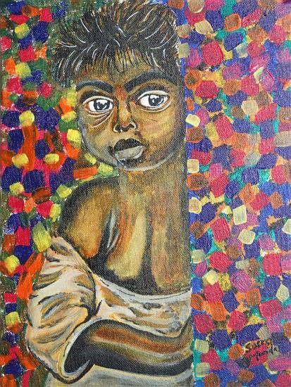 Eyes of Hope, painting by Susmita Mondal