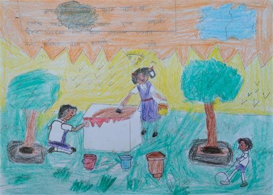 Painting Artist, painting by Sanjay Bhusum